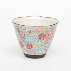 Kanoko Yuzen Blue Cone Cup