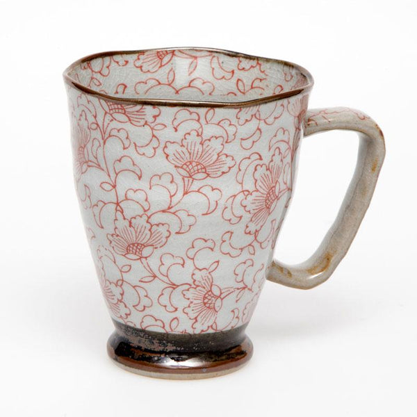 White Kusa RED Large Mug