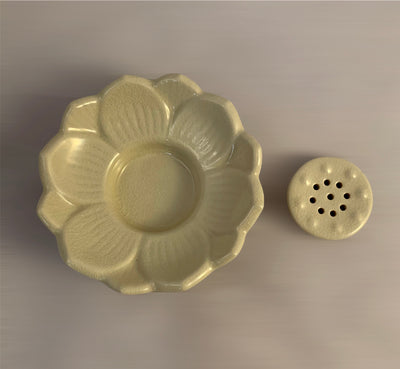 White Lotus Incense Burner