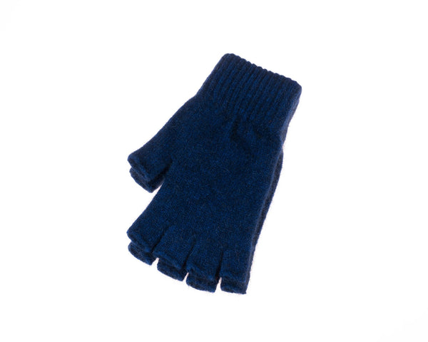 Open Finger Gloves Midnight Blue