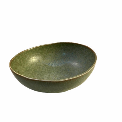 WABISABI Green - Small Oval Bowl