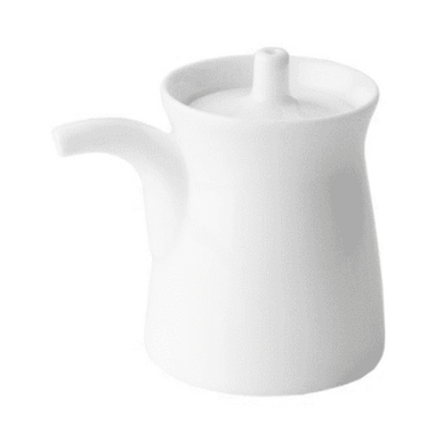 Hakusan Porcelain G-Type Soy Sauce Dispenser Large - White
