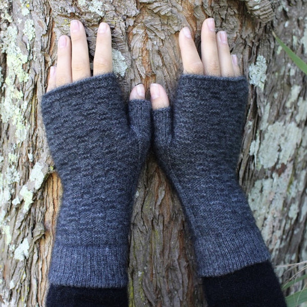 Dash Fingerless Mitten Charcoal