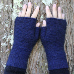 Dash Fingerless Mitten Midnight Blue