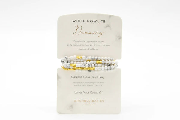 Bracelet White Howlite