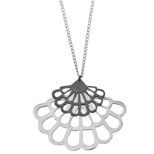 Shabana Jacobson - Floral Fan Necklace