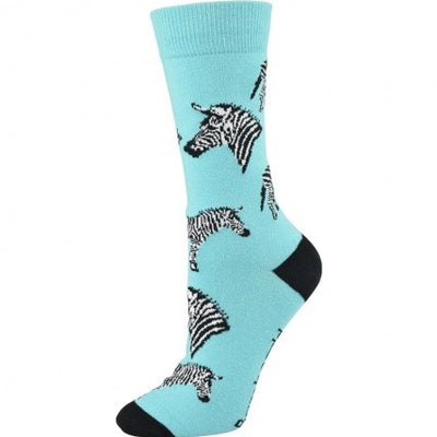Bamboozled Sock - Womens Zebra Size 2-8