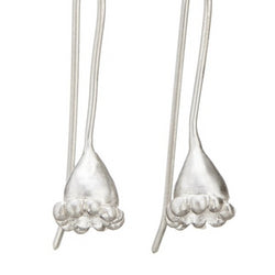 Shabana Jacobson - Wattle Gum Nut Earrings Silver