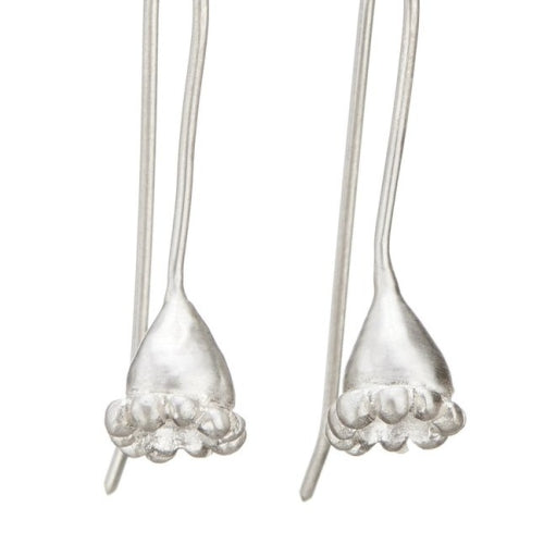 Shabana Jacobson - Wattle Gum Nut Earrings Silver
