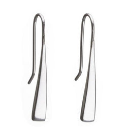 Shabana Jacobson - Drop Bar Earrings Silver