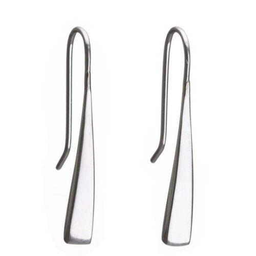 Shabana Jacobson - Drop Bar Earrings Silver