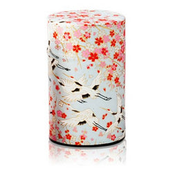 Flying Crane Origami Blue Tea Canister 150g