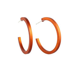 Hoop Small Earrings Orange