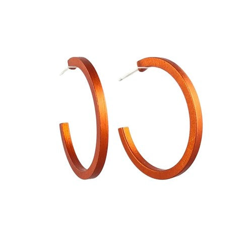 Hoop Small Earrings Orange