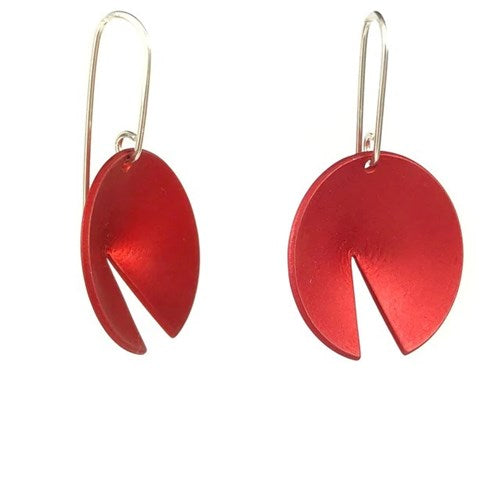 Enso Earrings Red