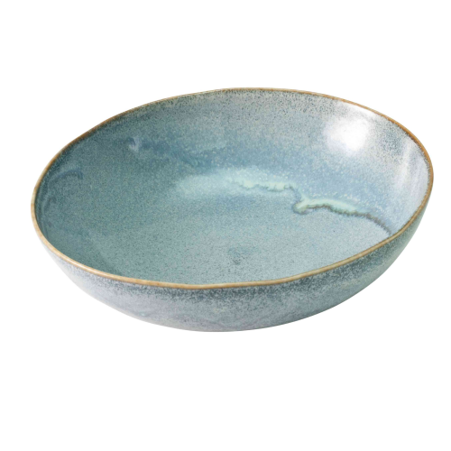 WABISABI Pearl Blue -  Oval Bowl