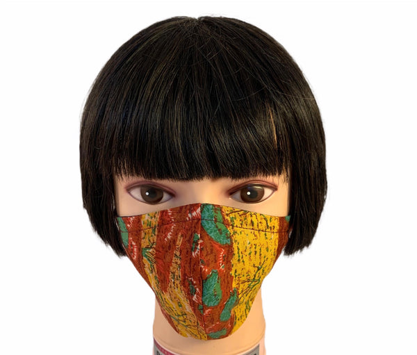 Green, Red & Yellow Face Mask