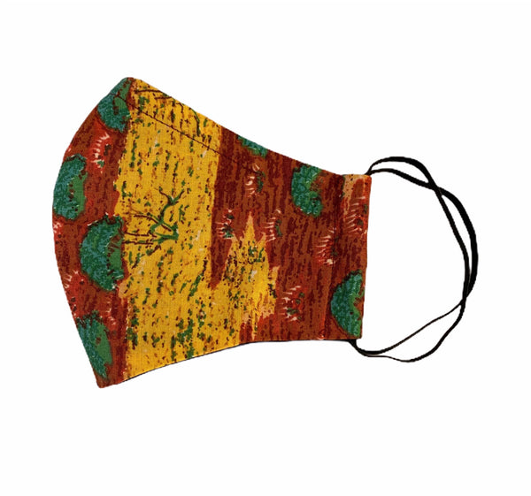 Green, Red & Yellow Face Mask