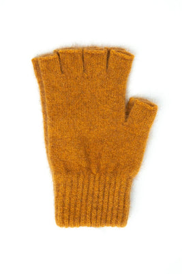 Open Finger Gloves Gold