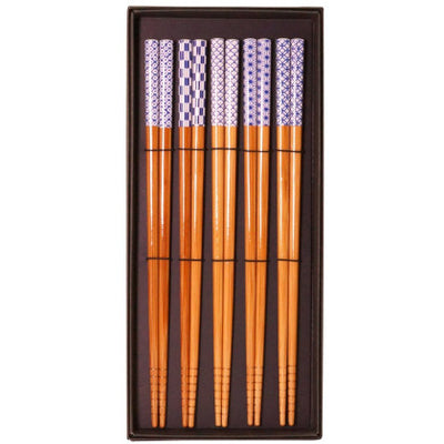 Komon Design Chopsticks Set of 5