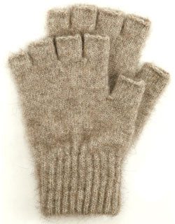 Open Finger Gloves Natural