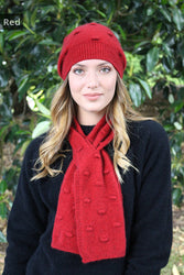 Bobble Beanie Red