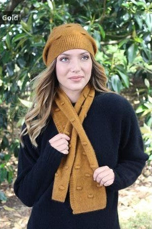 Bobble Beanie Gold