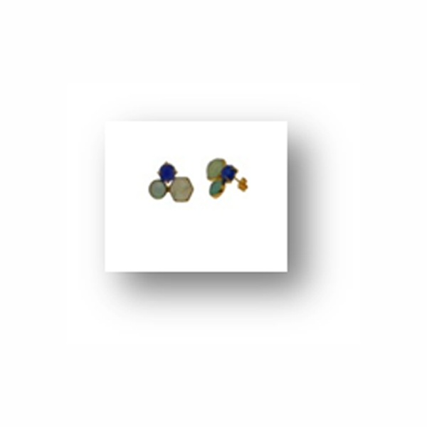 Vama - SS Triple Stones Set Earrings