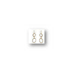 Vama - Hexagonal SS Earrings